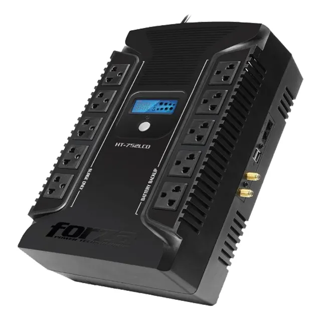 Ups Forza Ht-752lcd 750va/450w 10 Salidas Universal 2 Usb