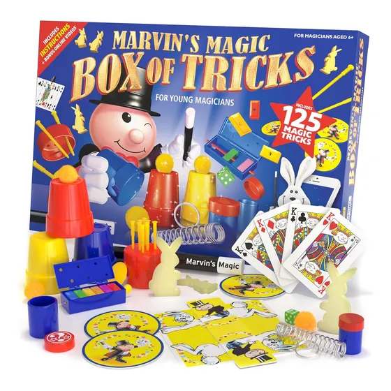Conjunto De Magia Para Niños, 125 Trucos Y Varita Mágica, Ed