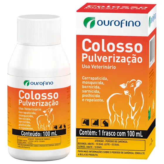 Colosso Pulverização 100ml Carrapato E Moscas