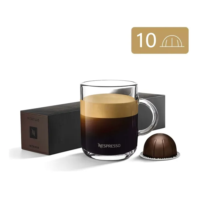 10 Cápsulas Nespresso Vertuo Americano Intenso