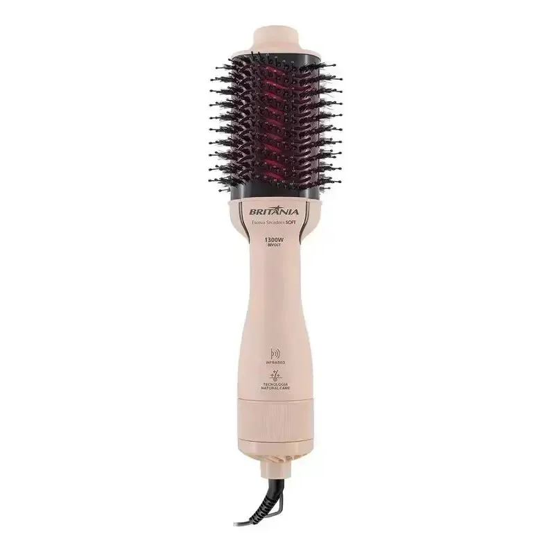 Escova Secadora Britânia Bivolt 1300w Soft Bec07r Original Escova Secadora Britânia Bivolt 1300w Soft Bec07r Original