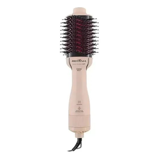 Escova Secadora Britânia Bivolt 1300w Soft Bec07r Bivolt