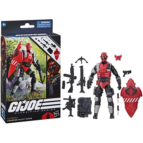 Serie clasificada G.i. Joe, 15 cm, Crimson Alley Viper Hasbro