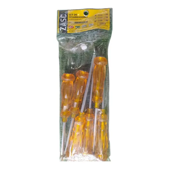 Set De Destornilladores Impacto Mecanica Estria Y Pala