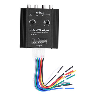 Convertidor De Impedancia 12v 4 Canales Alta A Baja Línea Co Convertidor De Impedancia 12v 4 Canales Alta A Baja Línea Co
