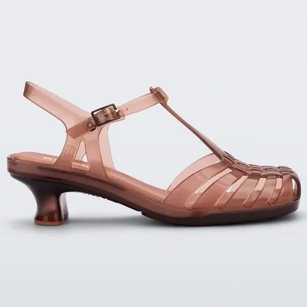 Melissa Vixen Kitten Heel 37946 Original Marrom Transparente 37