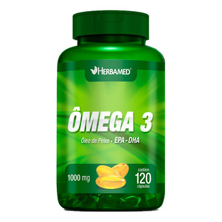 Ômega 3 1000mg - 120 Cápsulas - Herbamed Ômega 3 1000mg - 120 Cápsulas - Herbamed