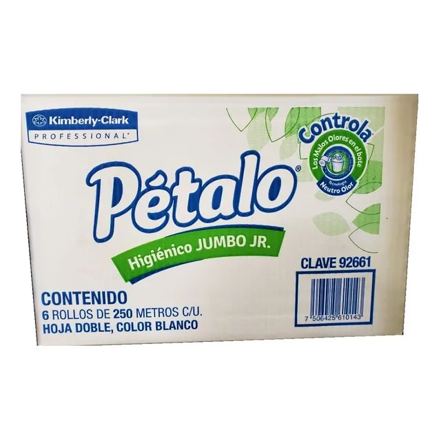 Papel Higienico Petalo Kimberly Clark 6 Rollos De 250mt C/u