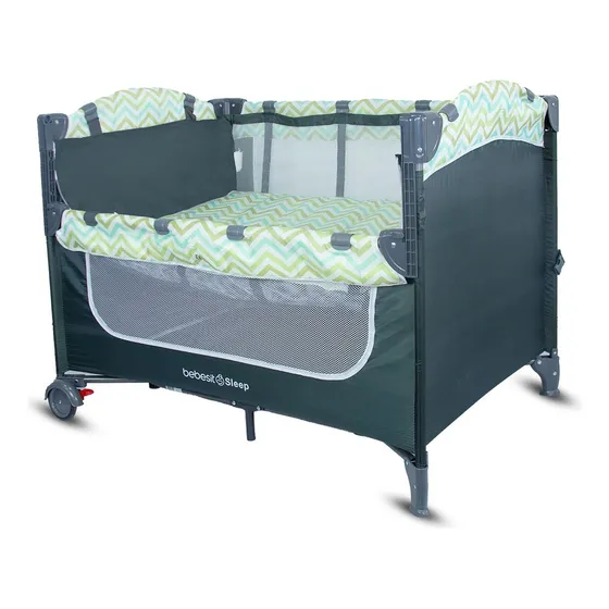 Cuna Corral Colecho Para Bebe Con mosquitero Sleep 2 en 1 Bebesit Incluye Bolsa de viaje