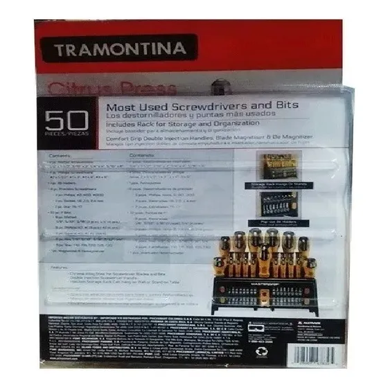 Juego Destornillador Set 50 Pz Herramientas Mastergrip