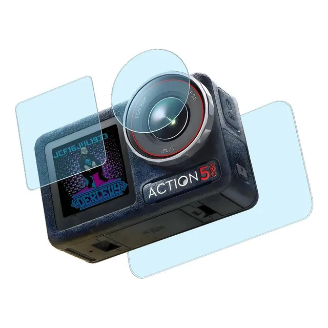 Kit Vidrios Templados For Dji Osmo Action 4 - 5 Pro