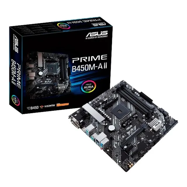 Mother Asus B450m A Ii Prime Am4 Ryzen 5000 Color Negro