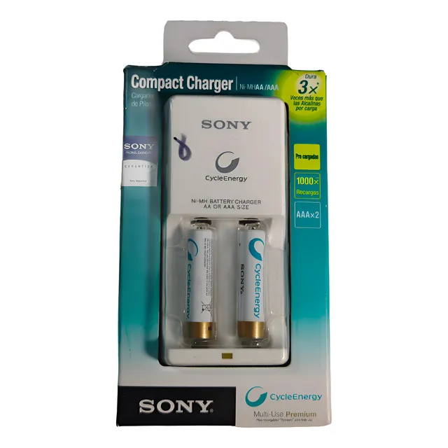Cargador Sony Pilas Aaa-aa Para 2 Pilas