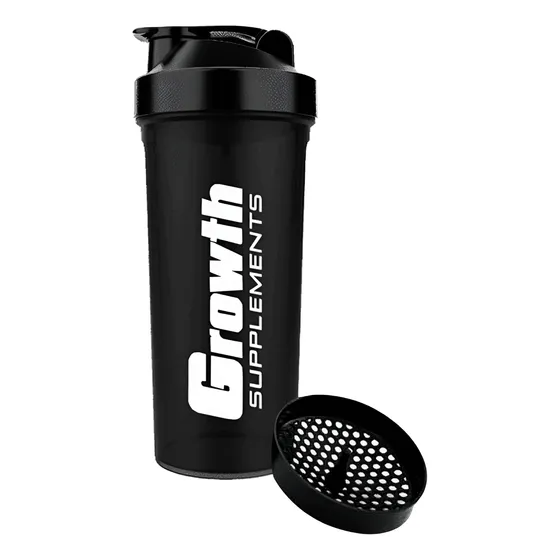 Coqueteleira Garrafa Academia Whey Squeeze 600ml - Growth