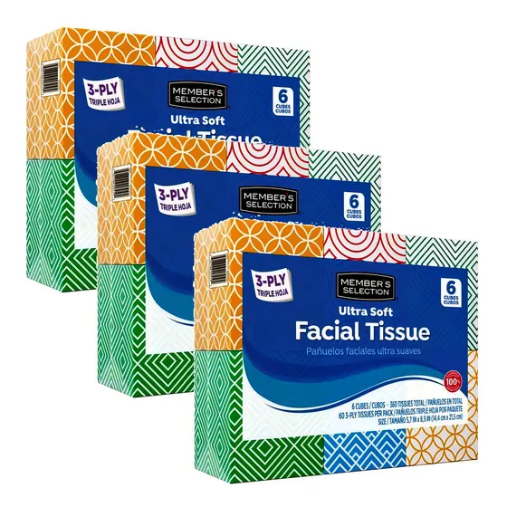 3 Pañuelos Desechables Members X 360 - Unidad