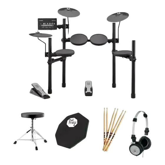 Bateria Eletronica Yamaha Dtx402k + Kit