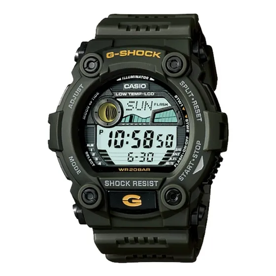 Relógio G-shock Tabua De Marés G-7900-3dr
