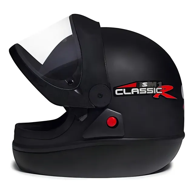 Capacete Taurus San Marino Taurus Classic Preto Fosco Tamanho 58