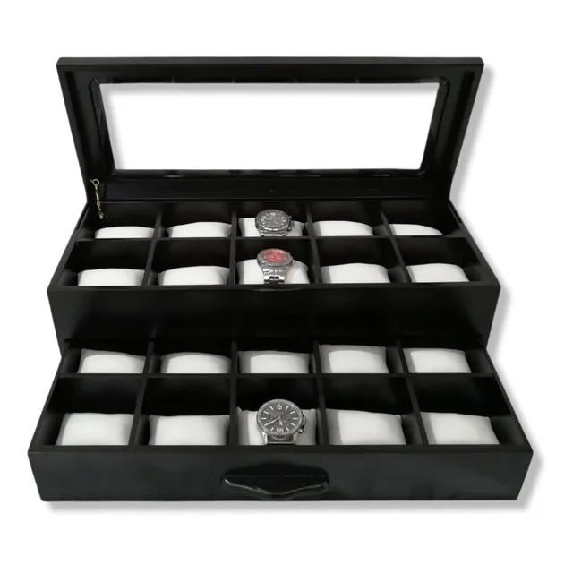 Caja Para 20 Relojes Calidad De Exportación 