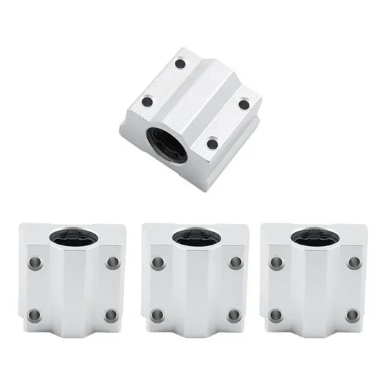 4 Unidades Rodamiento Lineal Sc8uu Para Cnc Impresora 3d Igv