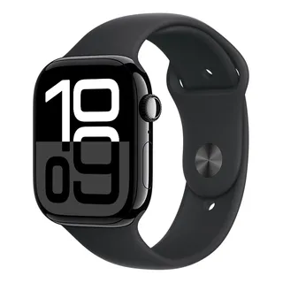 Apple Watch Series 10 Gps Caixa Preta Brilhante De AlumĂnio 46 Mm Pulseira Esportiva Preta M/g Apple Watch Series 10 Gps Caixa Preta Brilhante De AlumĂnio 46 Mm Pulseira Esportiva Preta M/g