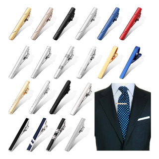 Juego De 20 Clips Clásicos Para Corbata Regular, Para Bodas Juego De 20 Clips Clásicos Para Corbata Regular, Para Bodas
