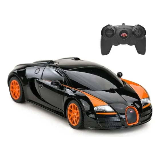 Vehiculo Control Remoto Bugatti Veyron Grand Sport 16.4 Negro Bugatti Veyron