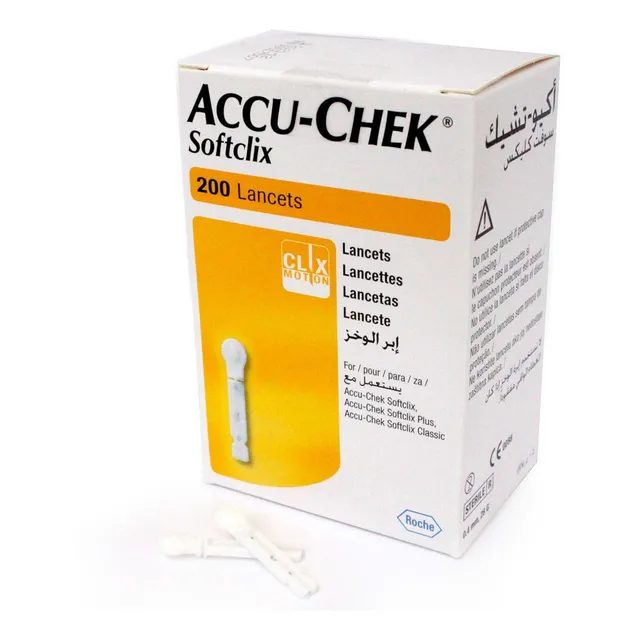 Accu Chek Softclix Lancetas Para Punzador 200 U
