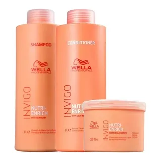 Kit Wella Invigo Nutri Enrich (3 Produtos) Original Kit Wella Invigo Nutri Enrich (3 Produtos) Original