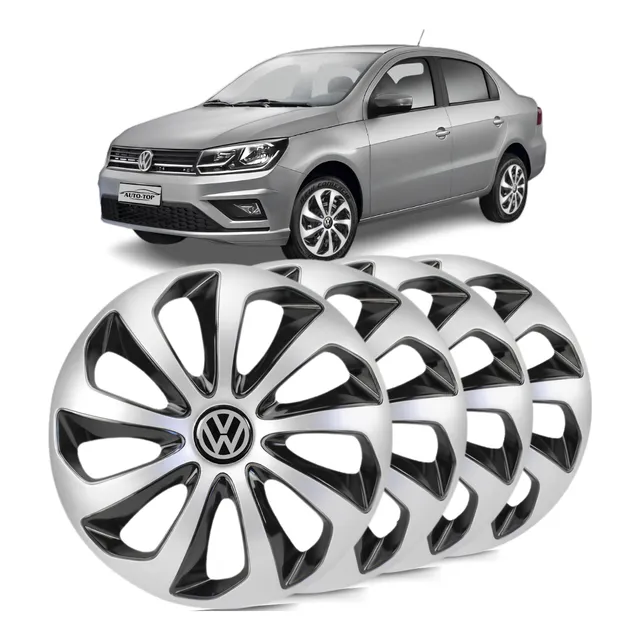 Calota Aro 15 Volkswagen Voyage Fox Saveiro Gol G5 Virtus 