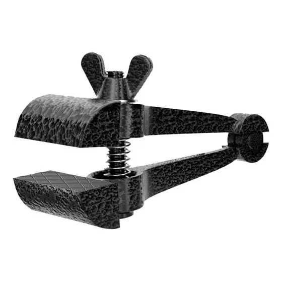 Morsa De Ajustável Preta Largura Da Mandíbula 25 Mm .