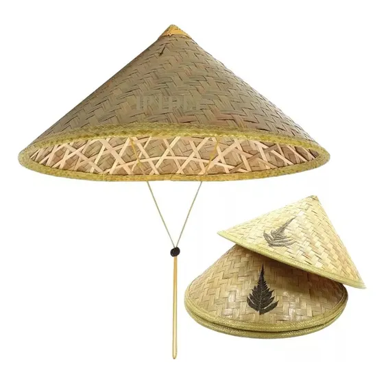 Sombrero Gorro Bambú Chino Verano Protector Sol