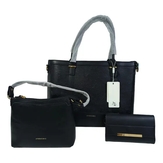 Cartera Portalaptop Athena Bag - 3 Piezas Cuero Pu Ab2829