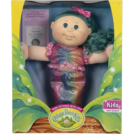 Cabbage Patch Kids Muñeca Soft-sculpt Hand Stitched Original