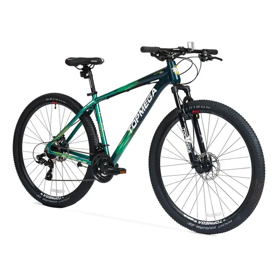Bicicleta Topmega Mtb Sunshine 29  Aluminio 21v Xl Verde 21 "