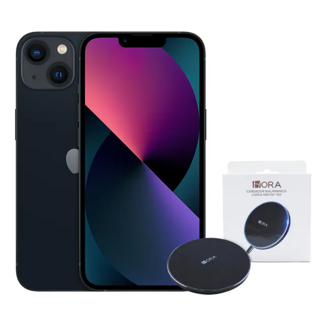 Apple iPhone 13 128gb Black + Wireless Charger 1hora Gar151