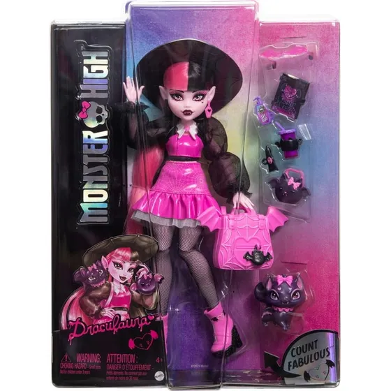 Monster High - Draculaura Con Count Fabulous - Mattel - 
