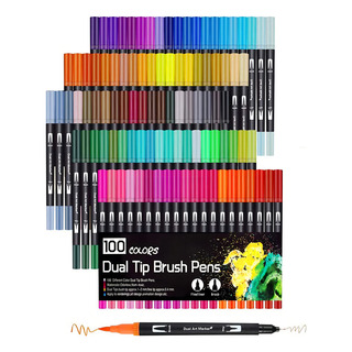 100 Colores Plumones Doble Punta Pencil, Laspang Marcadores A Base De Agua No Toxico Para Niños Adultos 100 Colores Plumones Doble Punta Pencil, Laspang Marcadores A Base De Agua No Toxico Para Niños Adultos