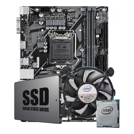 Kit Upgrade Gamer I7 3.8ghz + Placa Mae + 16gb Ram + Ssd 1tb Cor Verde