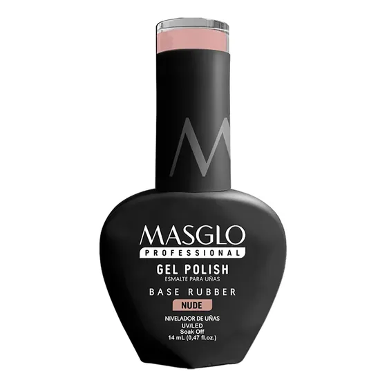 Base Rubber Nude Semipermanente Masglo Professional Gel Poli