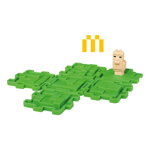 Bloco De Grama E Lhama Minecraft - Mcdonald's