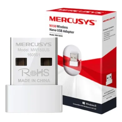 Antena Wifi Usb Mercusys 150mps Receptor Internet 2.4ghz 2.0