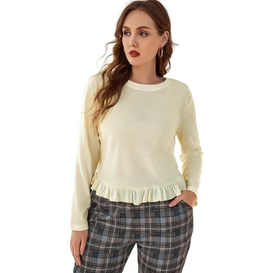 Suéter Beige Manga Larga 2xl (16)