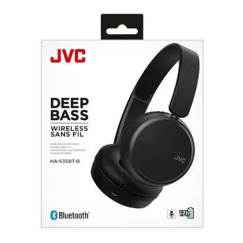 Auriculares Inalambricos Bluetooth Jvc Ha-s35bt-b-u - Negro