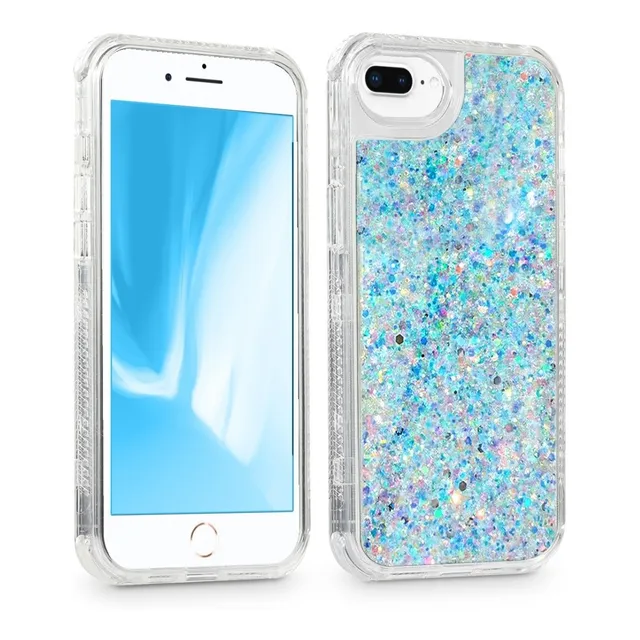 Funda Para iPhone Uso Rudo Tres Piezas Mujer Brillantes 360