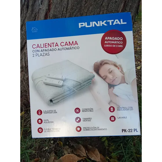 Calienta Cama Punktal 2plazas Control Desmontable Digital