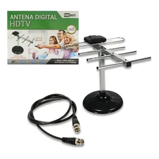Antena Sinal Digital Interna Externa Para Tv Com Cabo 5m Antena Sinal Digital Interna Externa Para Tv Com Cabo 5m