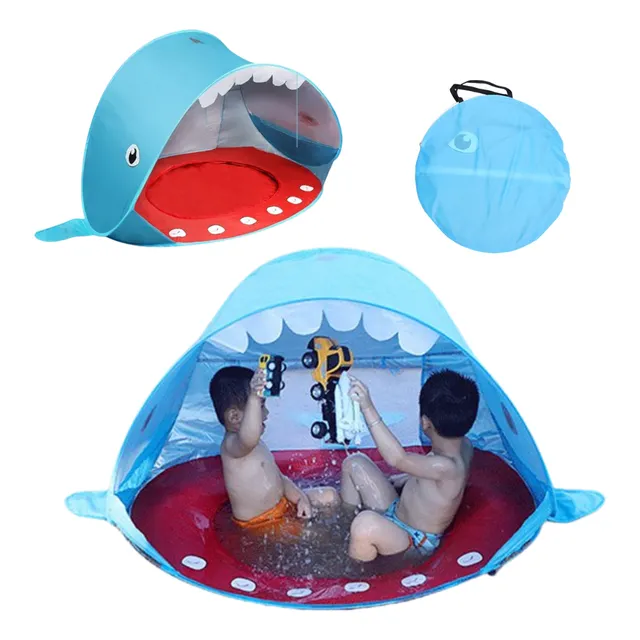 Carpa De Playa Plegable Para Bebés Con Piscina Filtro Uv