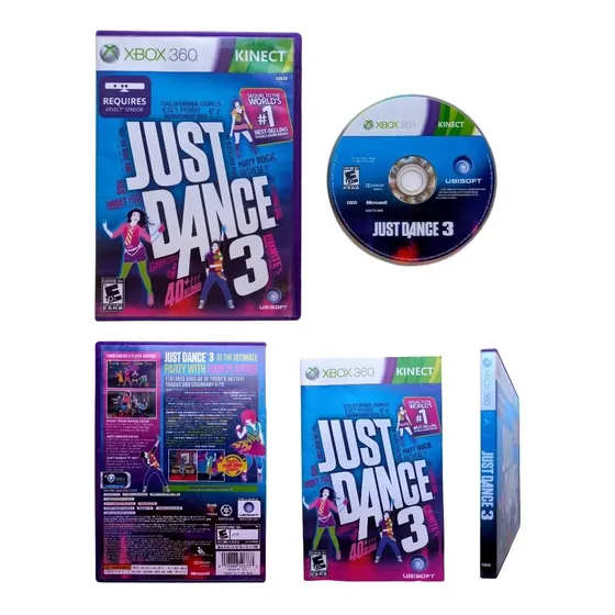 Kinect Just Dance 3 Xbox 360 em espanhol