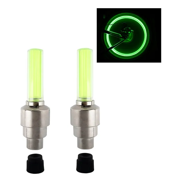 Luz Neón X2 Bici Moto Válvula Por Par Colores - Tecnópolis